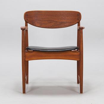 A teak armchair by Arne Hovmand-Olsen for Jutex, Denmark, 1950's.