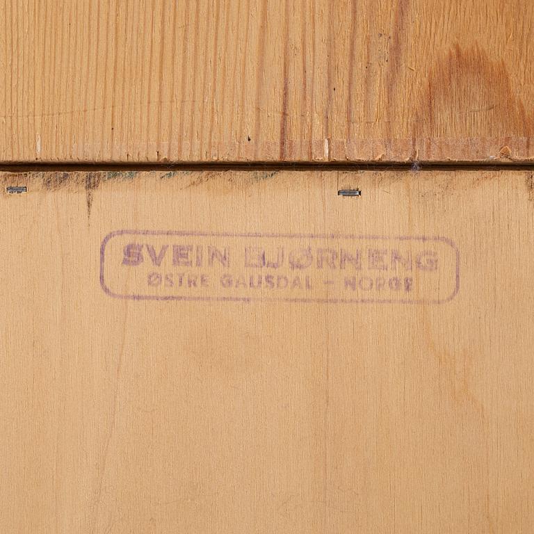 SVein Bjørneng, a pine cabinet, østre Gausdal, Norway, second half of the 20th century.