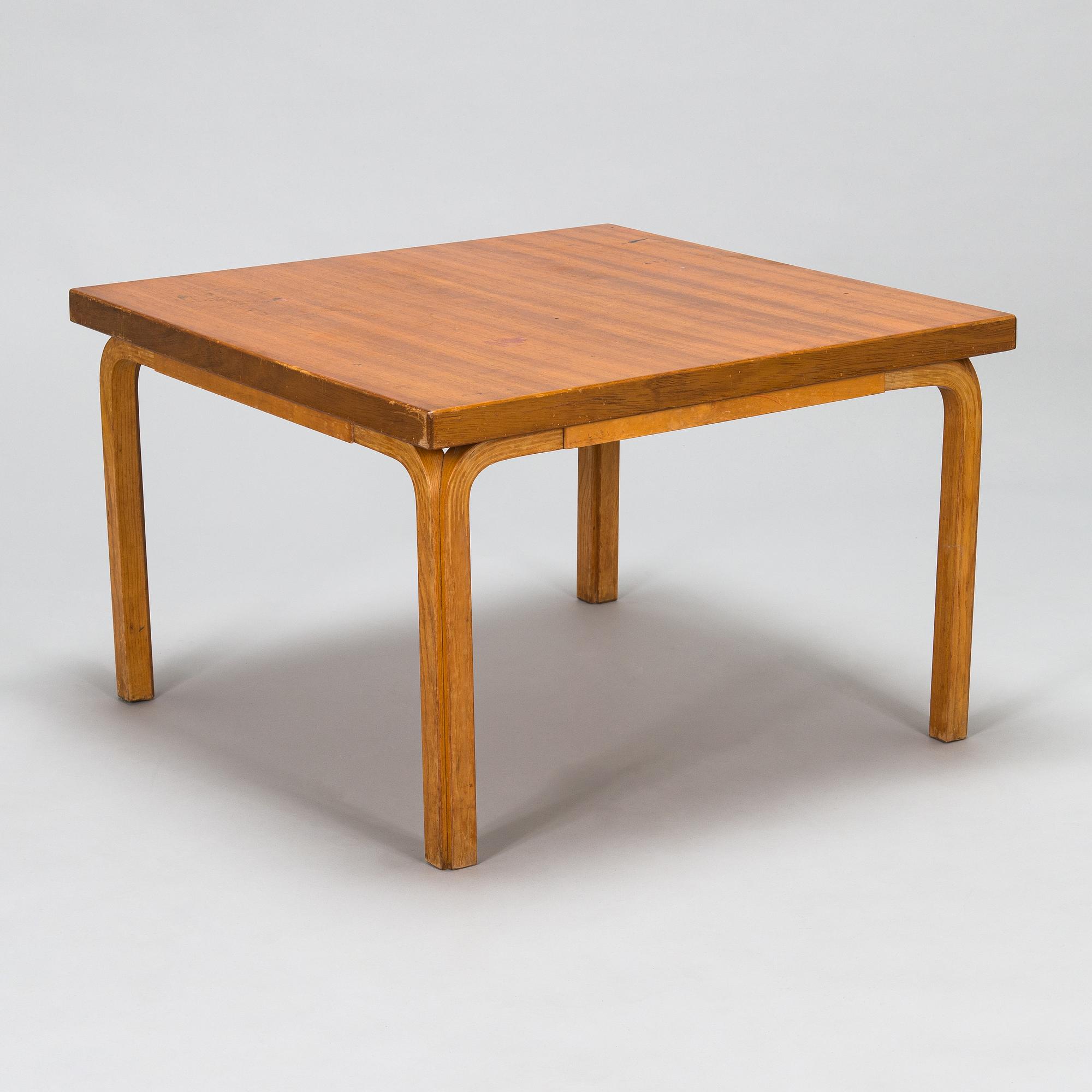 Alvar Aalto, a mid-20th-century coffee table for O.Y. Huonekalu- ja Rakennustyötehdas A.B.