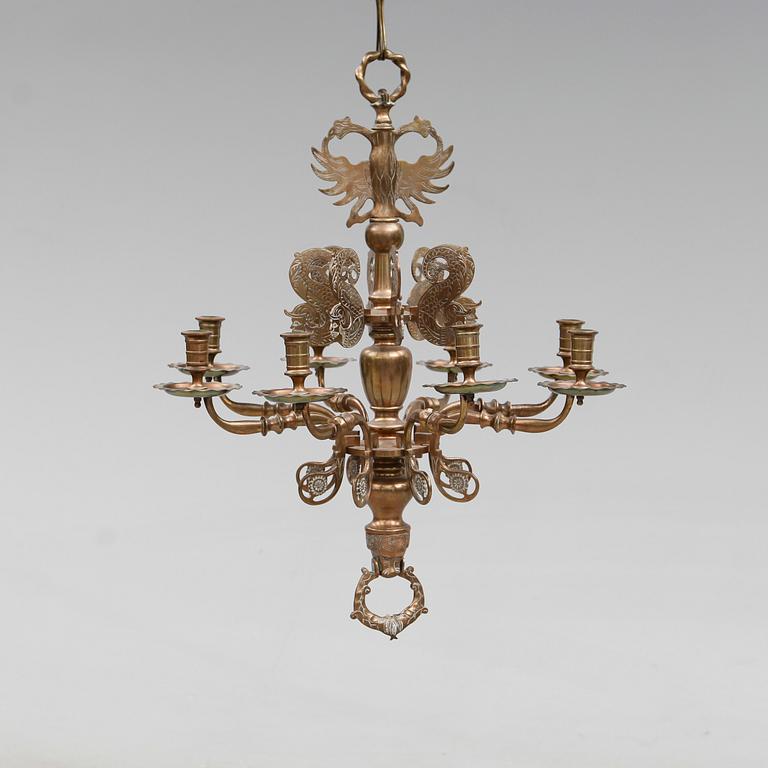 TAKKRONA, barockstil, 1900-talets första hälft. Höjd ca 65 cm.