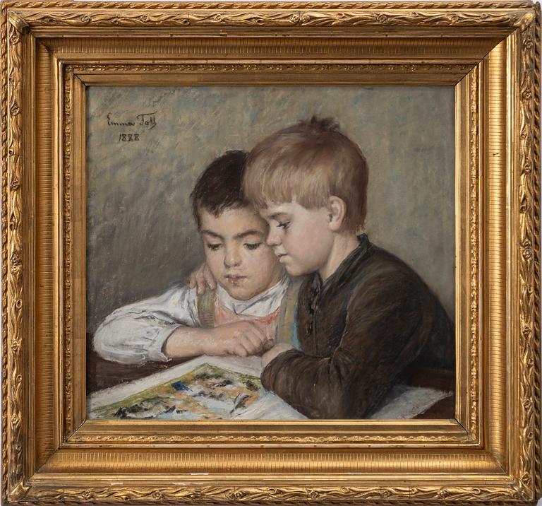 Emma Toll, Reading boys.