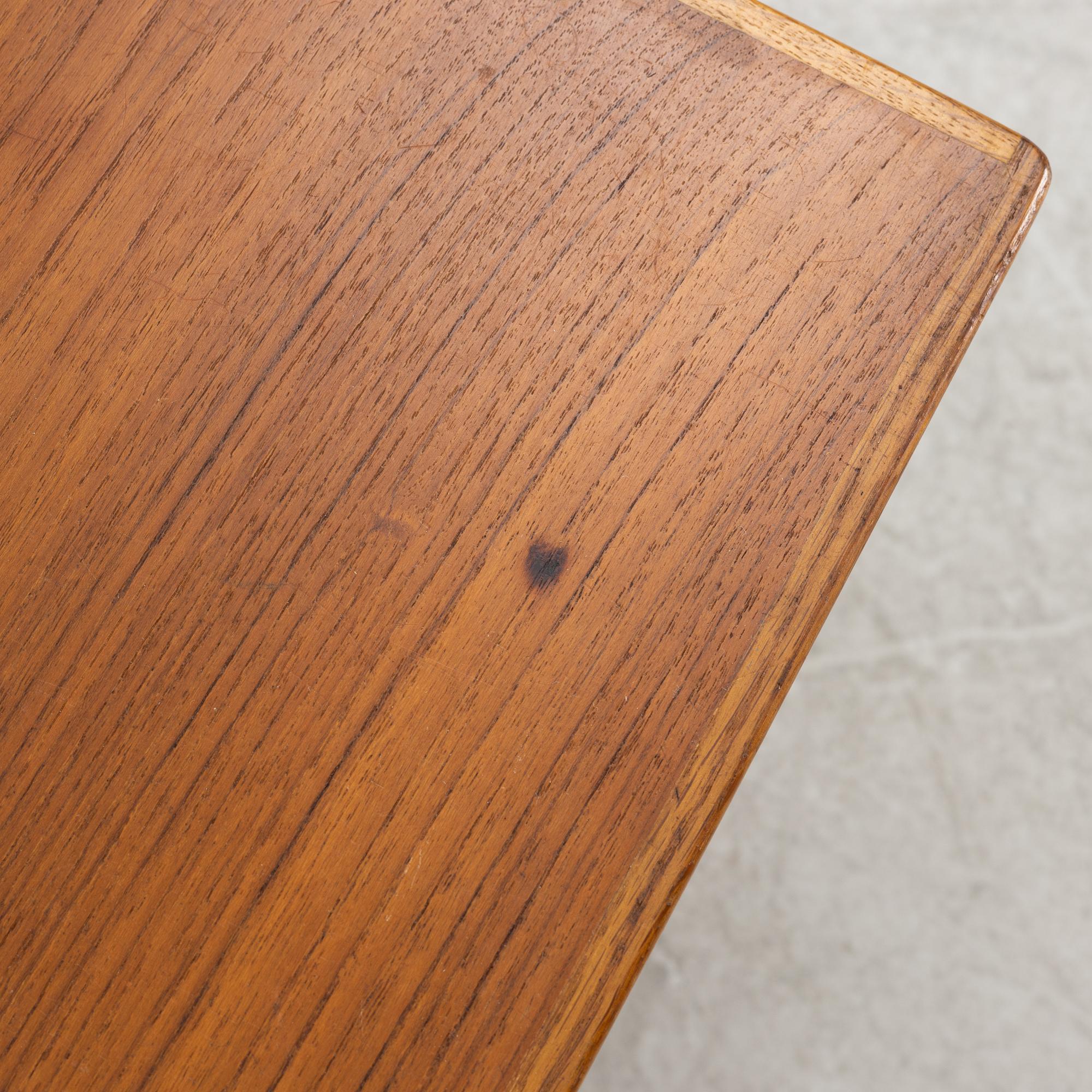 Yngve Ekström, teak, nesting tables, 3 pieces, 1950s/60s.