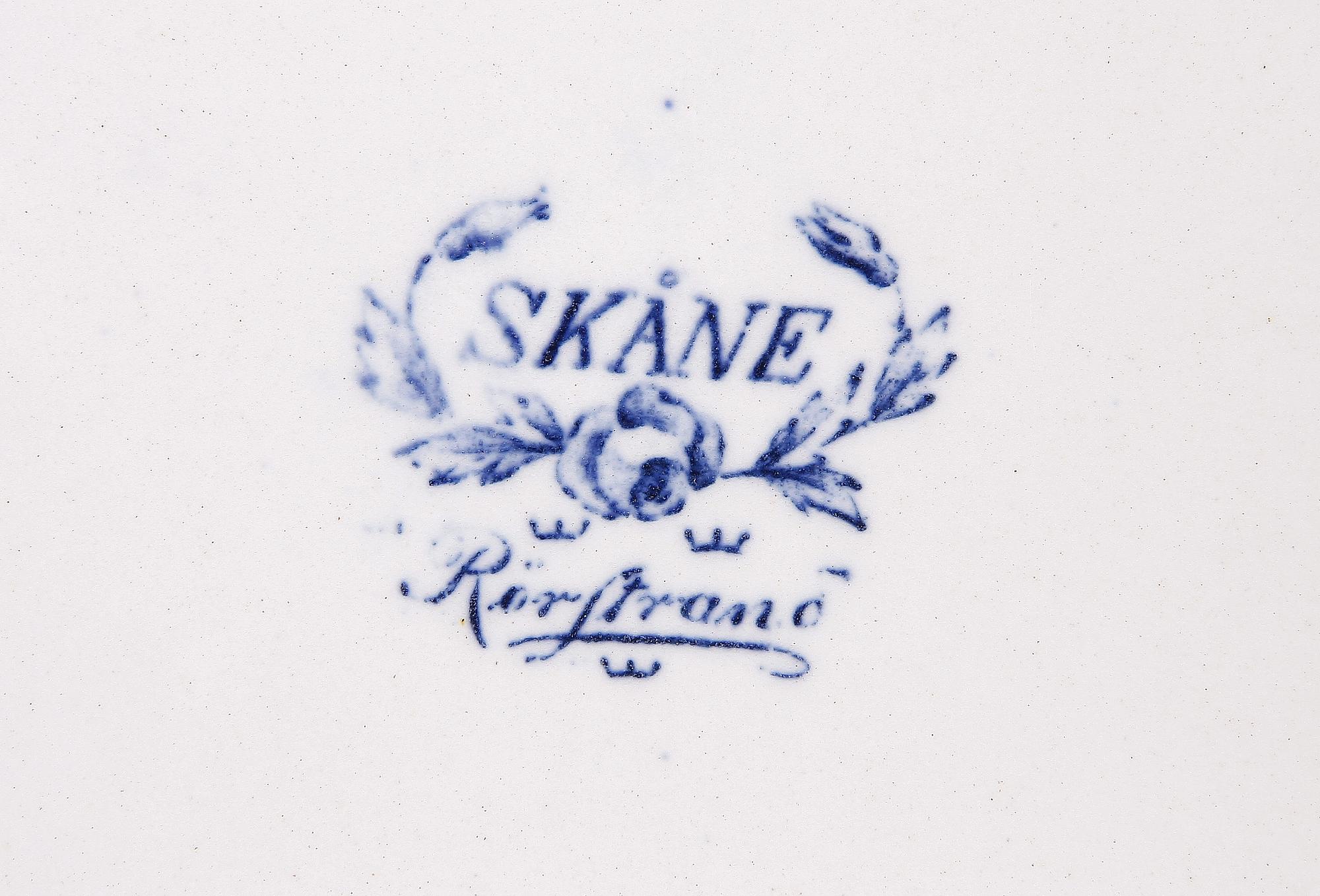 MATSERVIS, 50 delar,flintgods, "Skåne", Rörstrand.