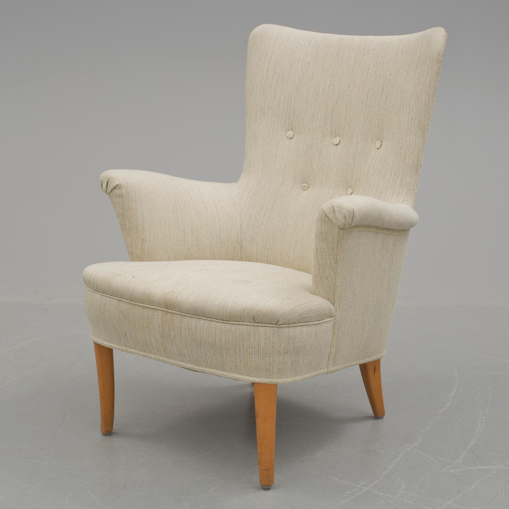 FÅTÖLJ, Carl Malmsten.