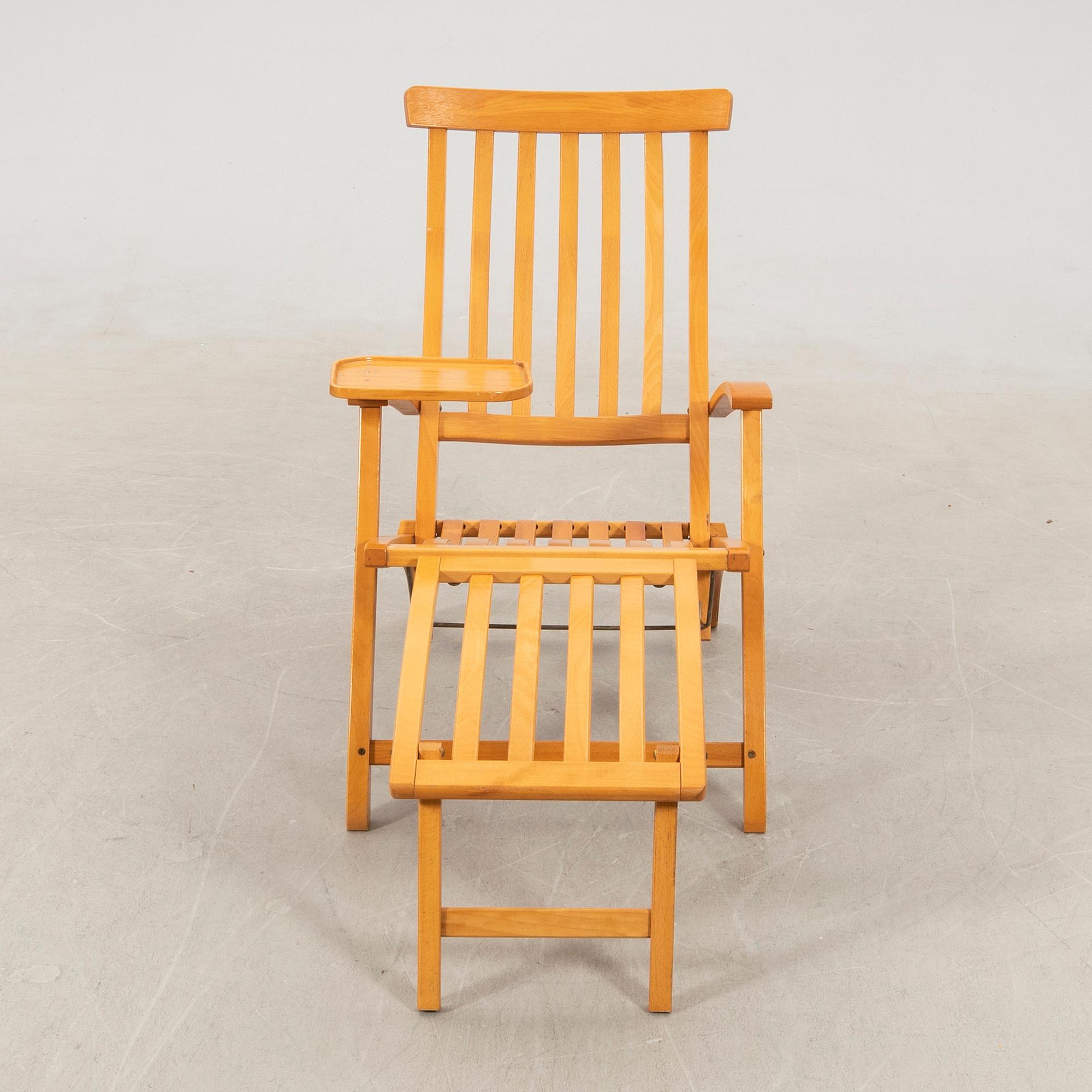 Deck chair by Brogrens/Stockamöllan, later part of the 20th century.