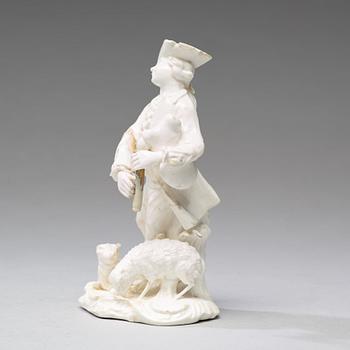 FIGURIN, mjukt porslin. Marieberg, Stens period (1769-1788).