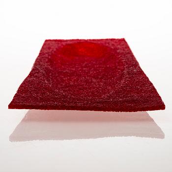 MARKKU SALO, a paté de verre, sculpture signed Markku Salo Nuutajärvi.