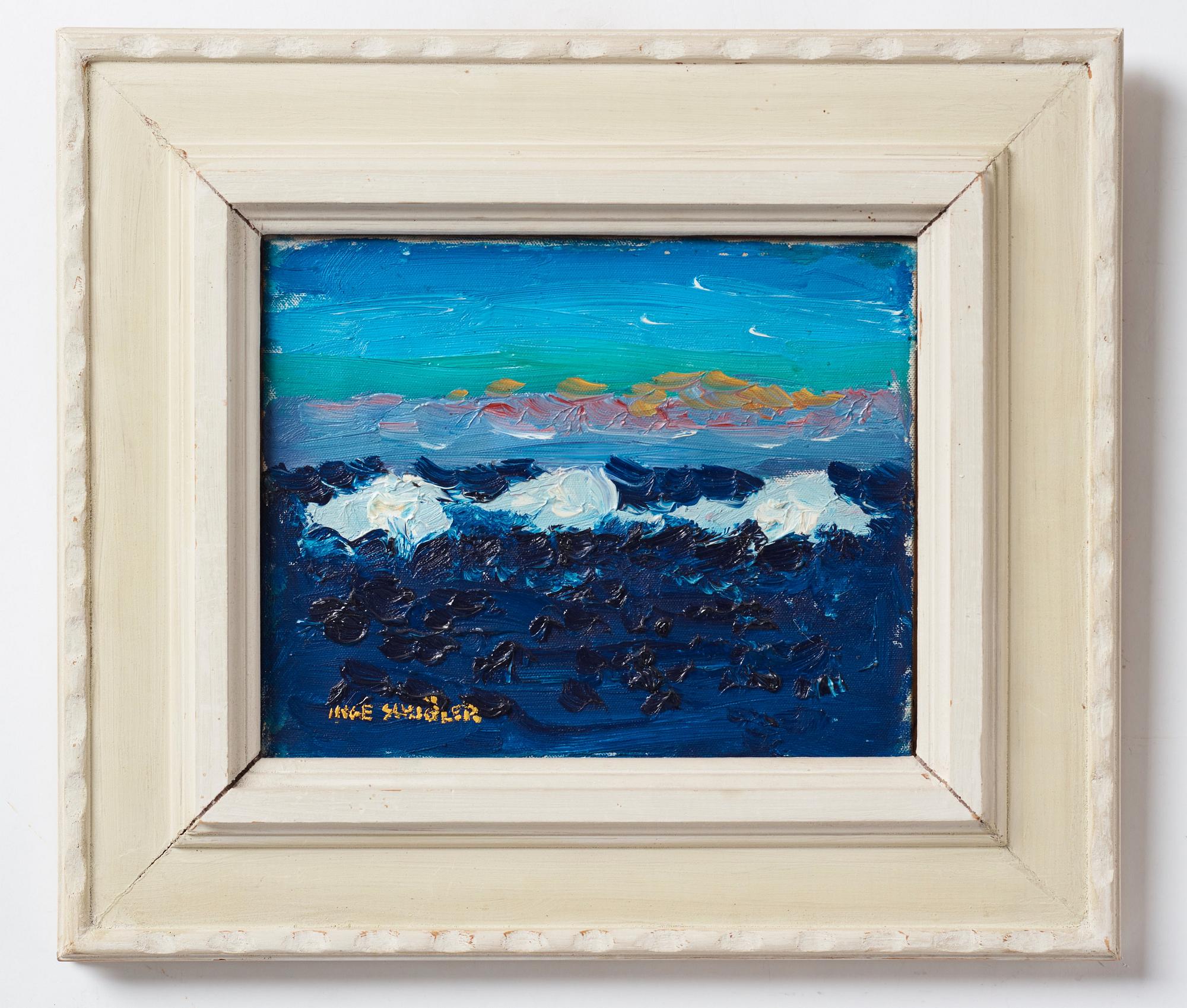 Inge Schiöler, Brytande vågor.