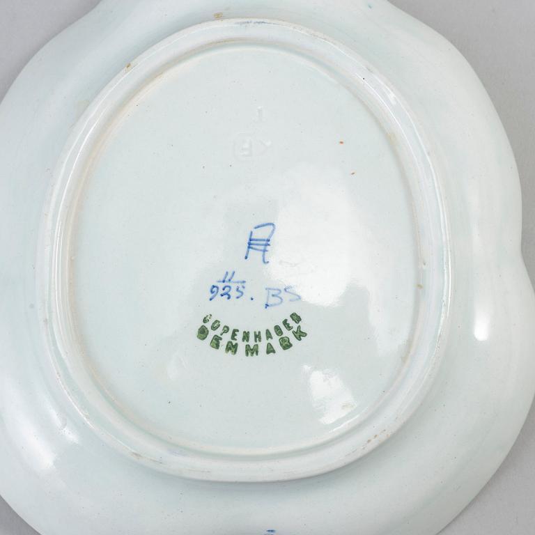 A 'Tranquebar' faince dinner service, Aluminia for Royal Copenhagen (46 pieces).