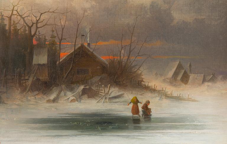 Anders Gustaf Koskull, Skating Child.
