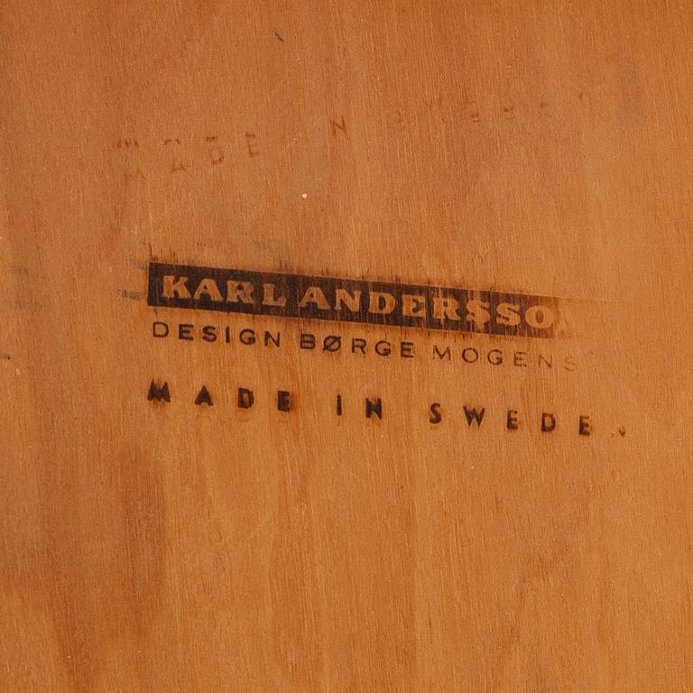 Børge Mogensen, an 'Öresund' chair, Karl Andersson & sons, 1970s.