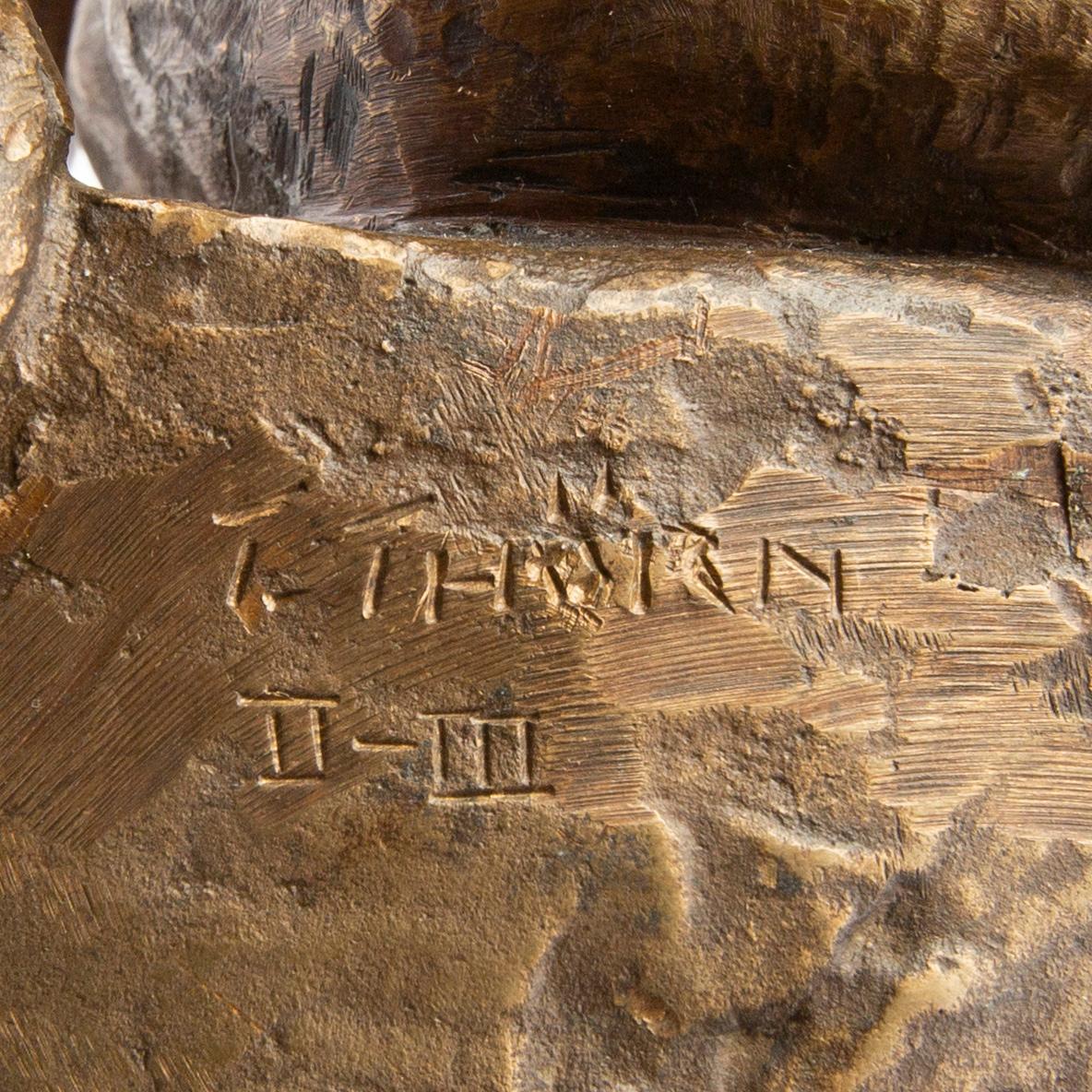 Thure Thörn, Skulptur, brons.