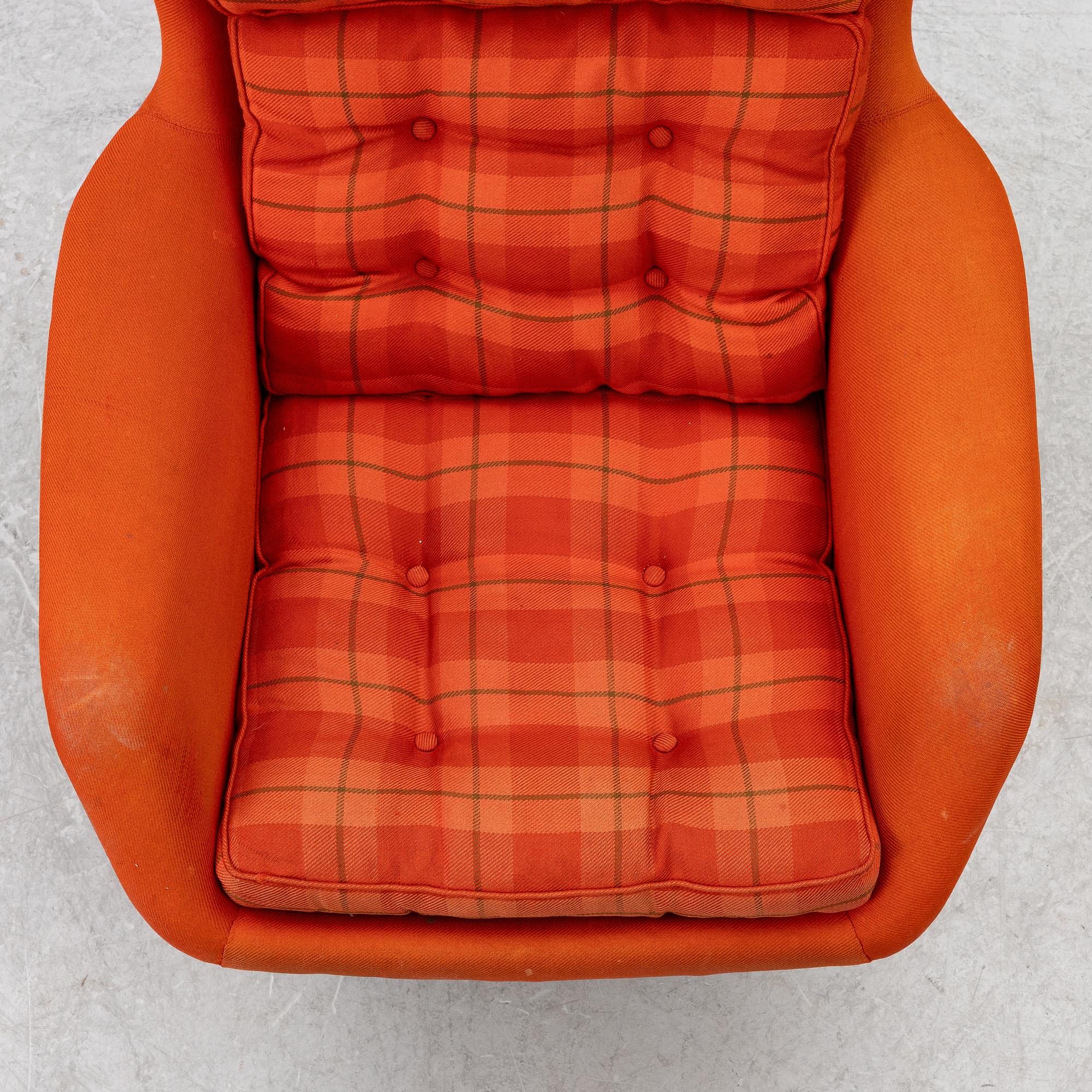 Alf Svensson, a 'Form 7' armchair, DUX, Sweden, 1970's.