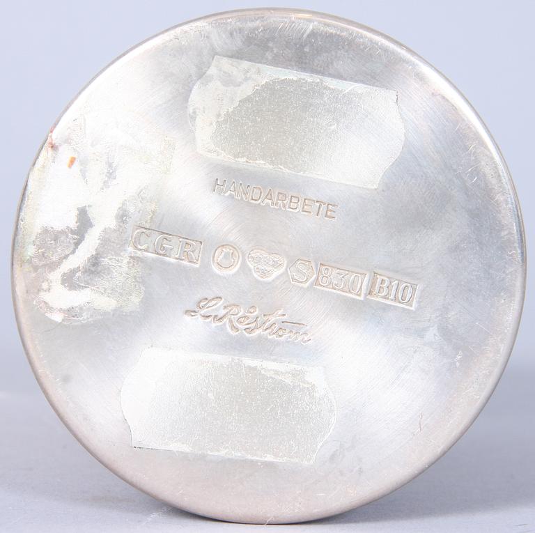 VASER, 3 st, silver, Råström, 1975 samt 1976. Tot vikt 720 gram.