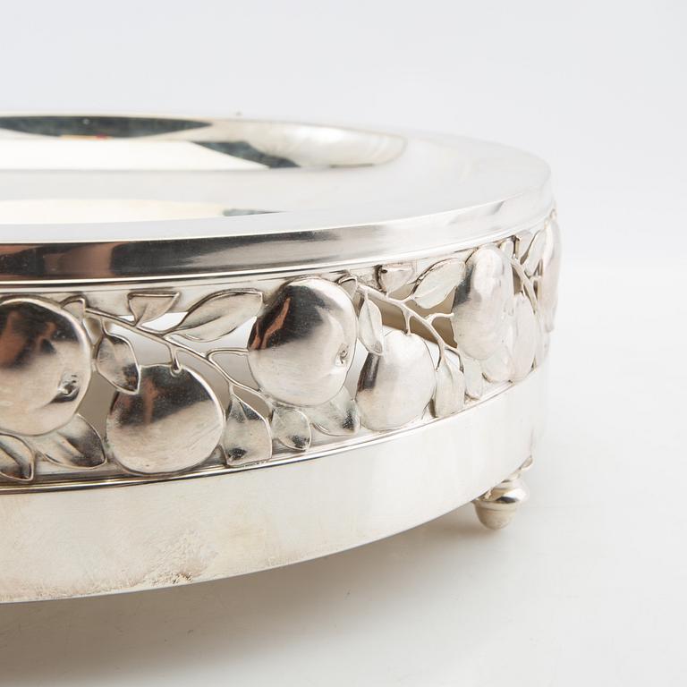 Bowl, silver plate, Kayser, Germany, first half of the 20th century.