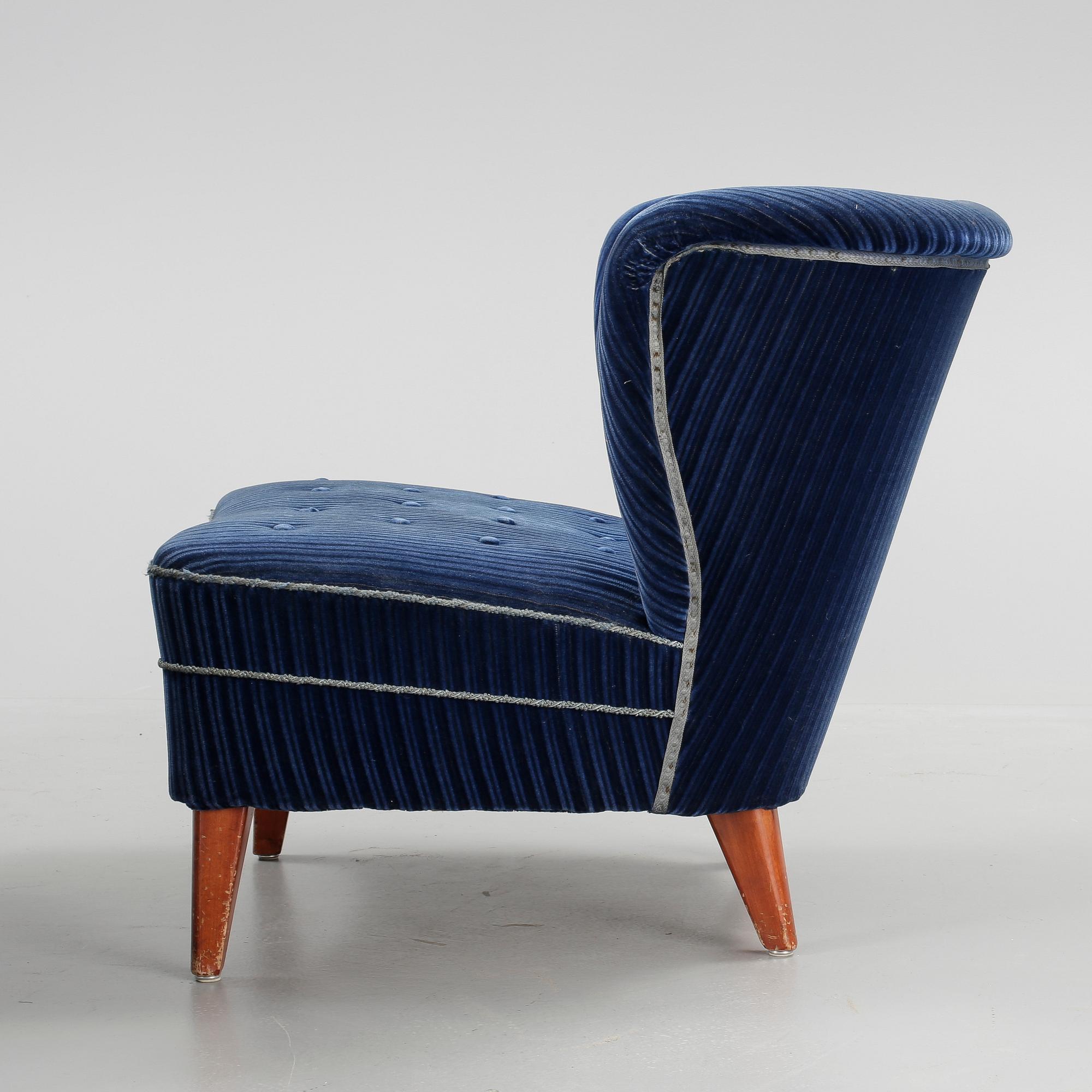 SOFFA samt FÅTÖLJ, Sverige, 1940-tal.