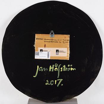 Jan Håfström, oil/acrylic on panel. Signed on verso and dated 2017.