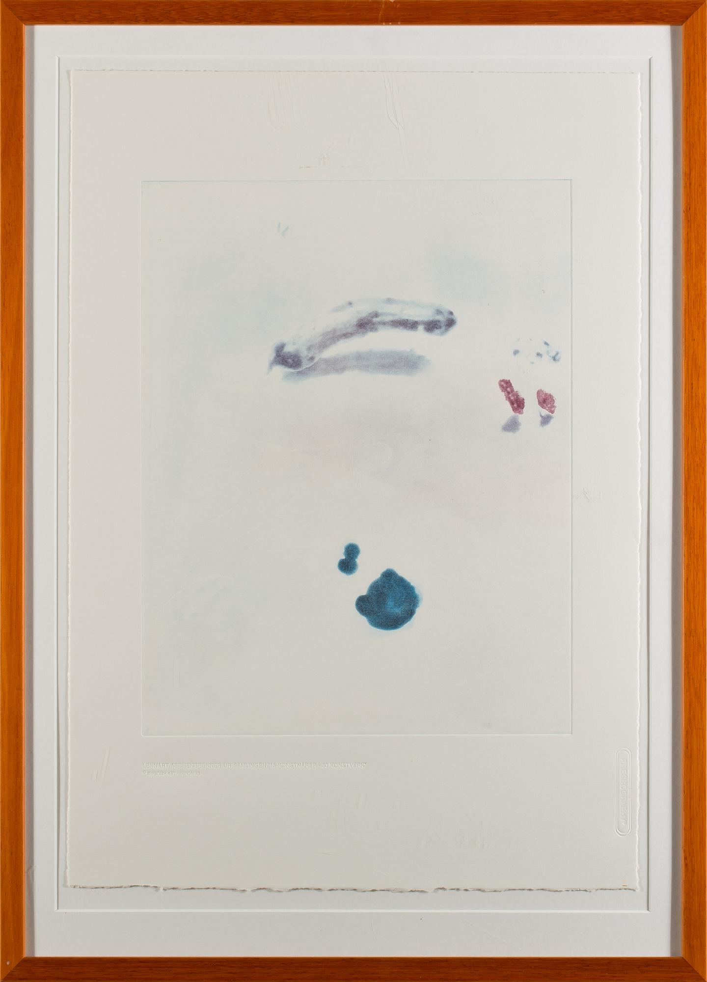 LITOGRAFIER, 3 st, ur samlingen "15 konstnärer - 30 konstverk.".