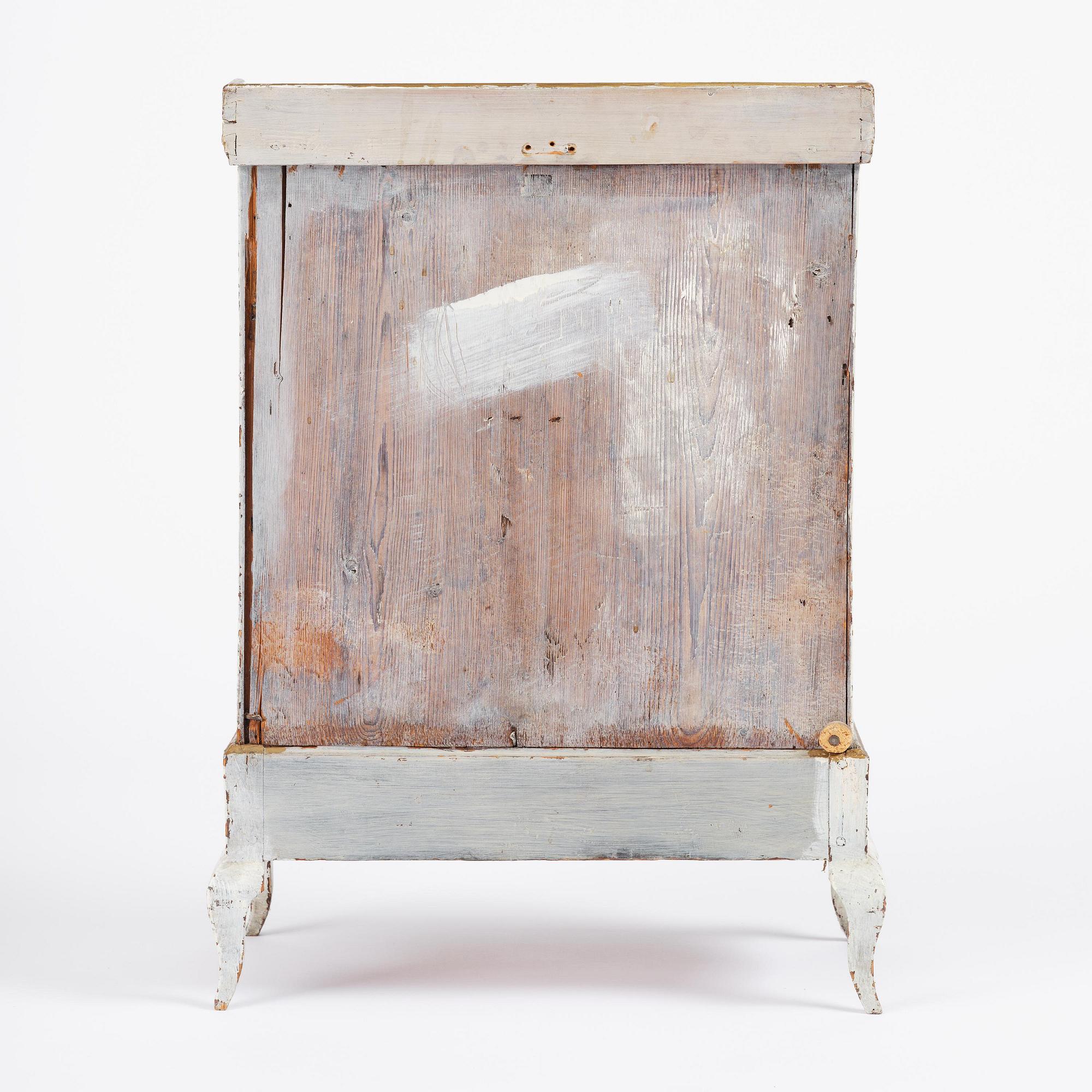 Miniatyrskåp, Sverige, 1700-talets senare del, Rokoko.