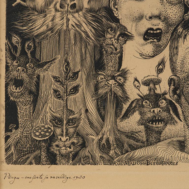 Eduard Wiiralt, "Põrgu" (Hell).
