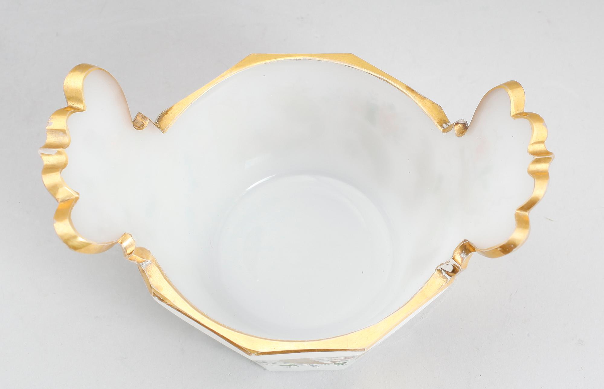 SKÅL, opakglas, sent 1800-tal.