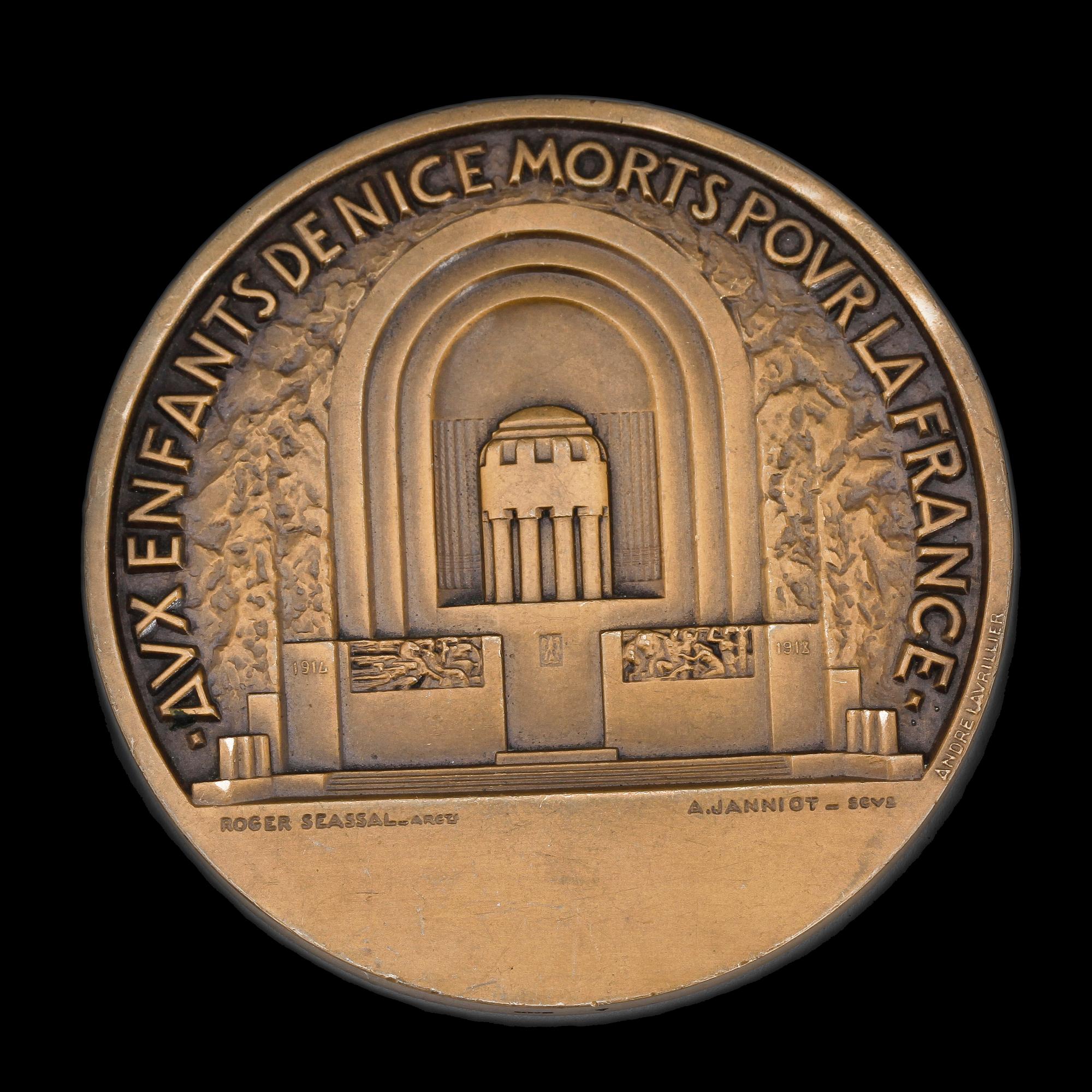 RIKSMINNESMEDALJ. Art Deco 1928. Brons. 1900-tal.