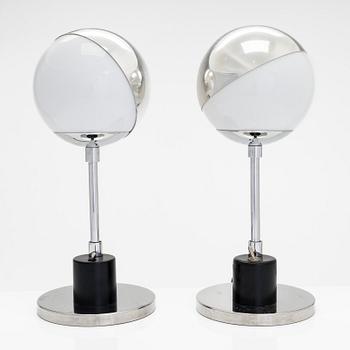 Walter Schnepel, two late 20th century 'SF 28' table lights for Tecnolumen, Germany,