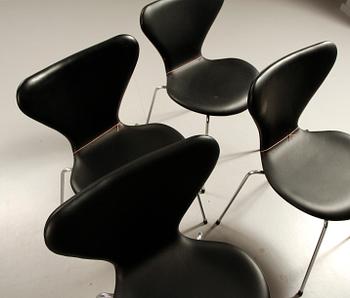 STOLAR, 4 st, "Sjuan", Arne Jacobsen, Fritz Hansen.