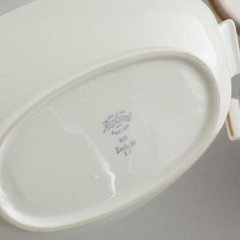 MATSERVIS, 56 delar, porslin, "Exclusiv", Rörstrand, 1950/60-tal.