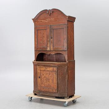 A 19th century Folk art gift cabinet.