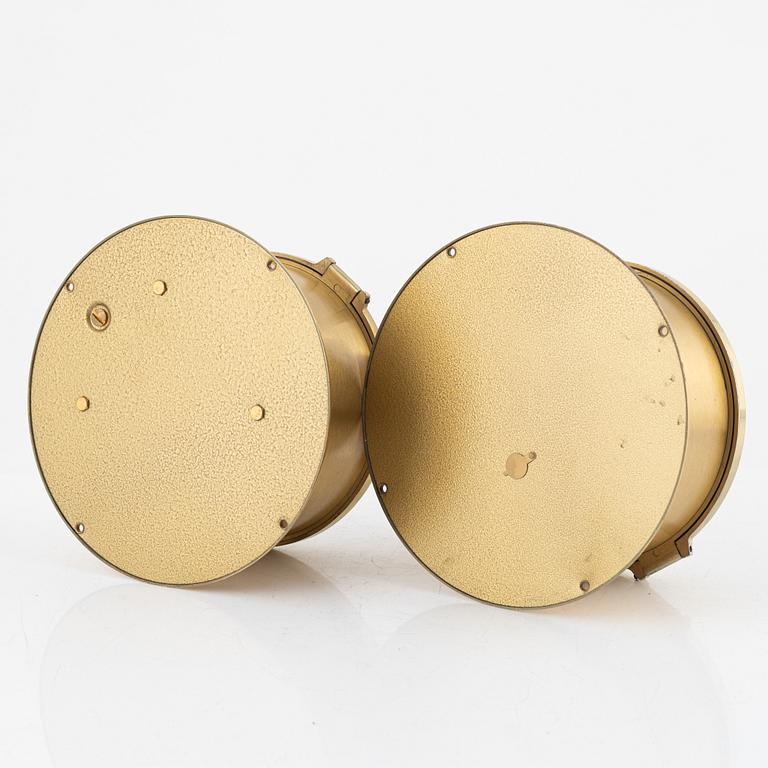 Barometer samt skeppsklocka, Schatz, 1900-talets andra hälft.