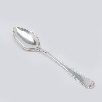 W.A. Bolin, bestickuppsättning, 89 delar, silver, Stockholm 1938, gammal Fransk.