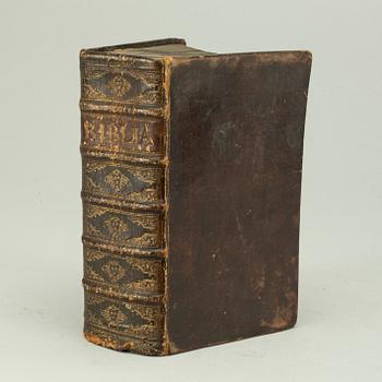 BIBLIA, tyckt hos Lorentz Ludwig Grefing, Stockholm 1746.