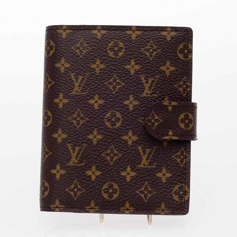 Mini agenda -cover with address book and notepad, for the 150 years of Louis Vuitton in 2004.