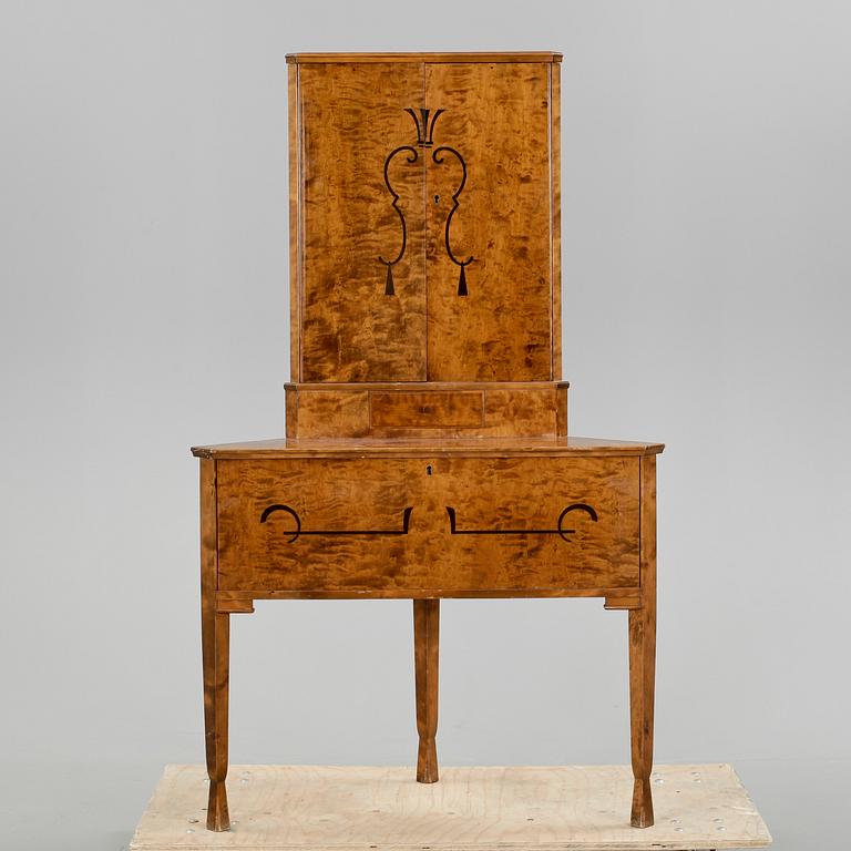 HÖRNSKÅP, art déco, 1930-tal.
