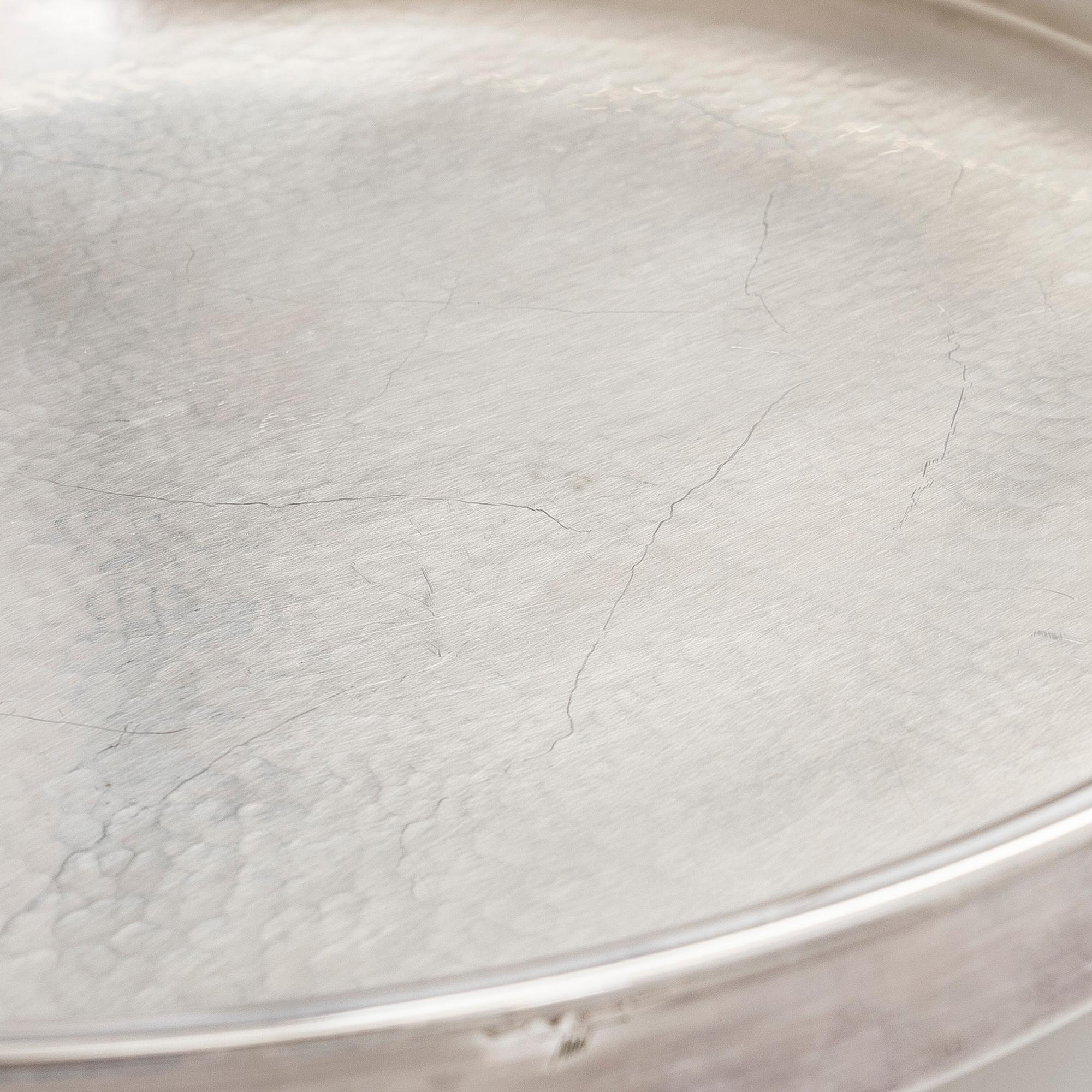 Tapio Wirkkala, A pair of silver dishes model TW 276, Kultakeskus Hämeenlinna, 1974 and 1981.
