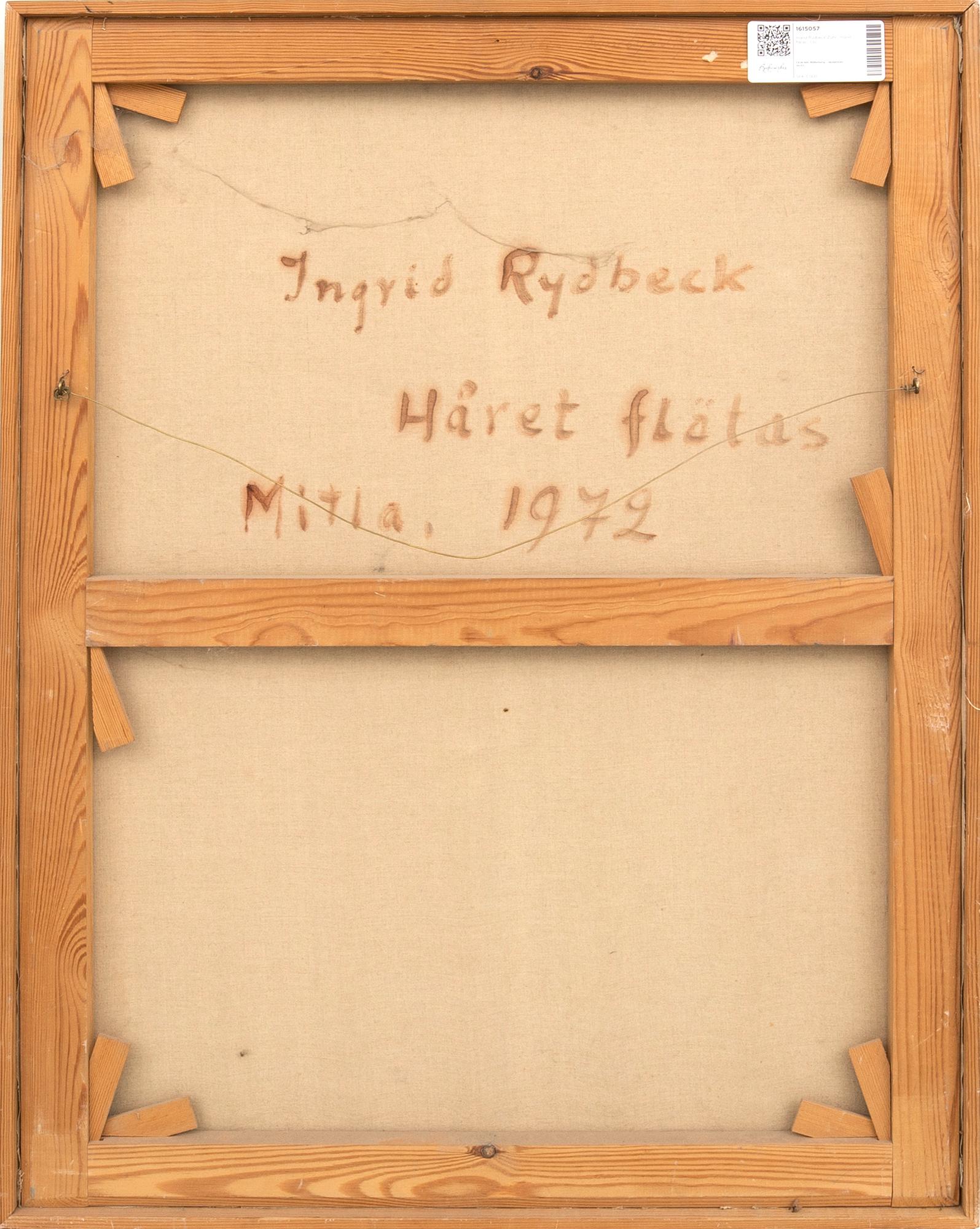 Ingrid Rudbeck-Zuhr, "Håret flätas".