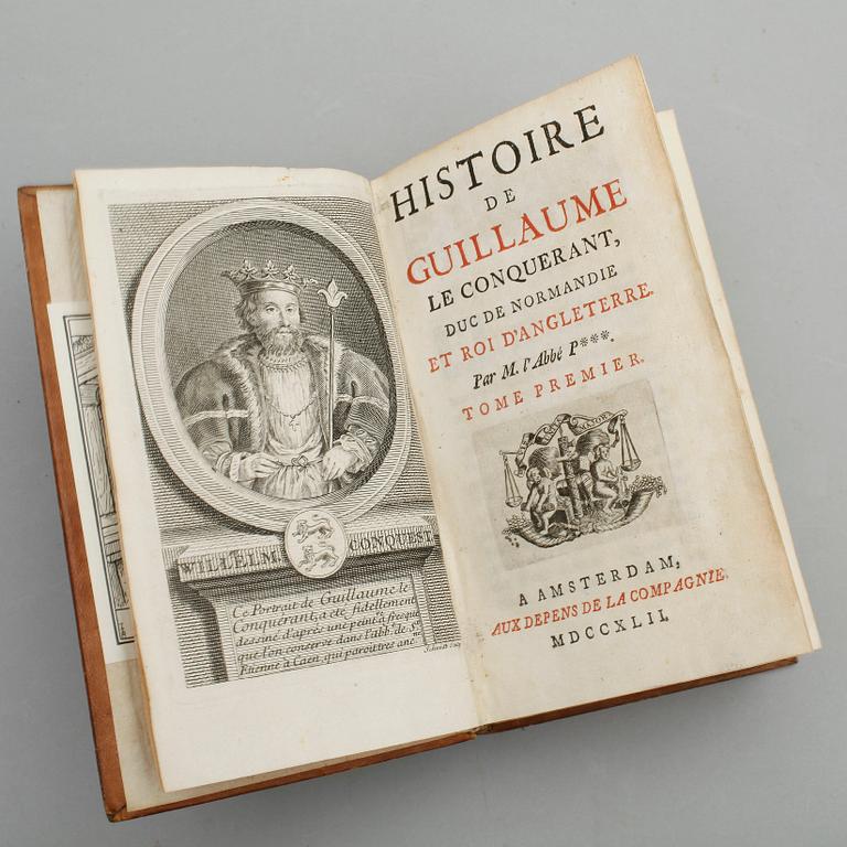 BOK, Historie de Guillaume le Conquerant, duc de Normandie et roi dángleterre, M. l`Abbé P, Amsterdam, 1742.