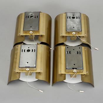 VÄGGLAMPOR, 4 st, 1900-talets andra hälft.