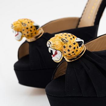 Charlotte Olympia, sandaletter, storlek 37.