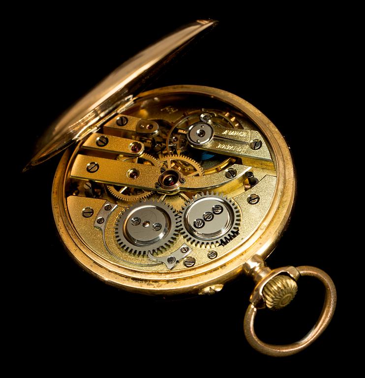 FICKUR, 18 k. Chronometer Remontoir.