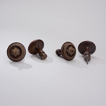 GARDINOMTAG, 4 par, sekelskiftet 1800/1900.