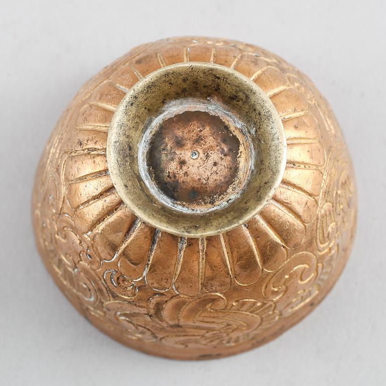 SUPKOPP, mässing, rokoko, 1700-tal.