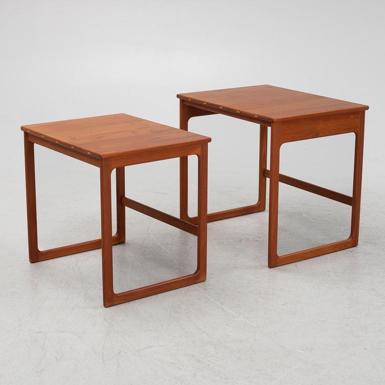 Yngvar Sandström, side tables, a pair, AB Seffle Möbelfabrik, 1950s/60s.