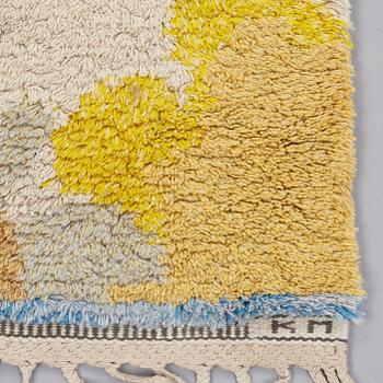 Kaisa Melanton, A CARPET, "Skärgårdsmattan", knotted pile, ca 266,5 x 185,5 cm, signed AB MMF KM.