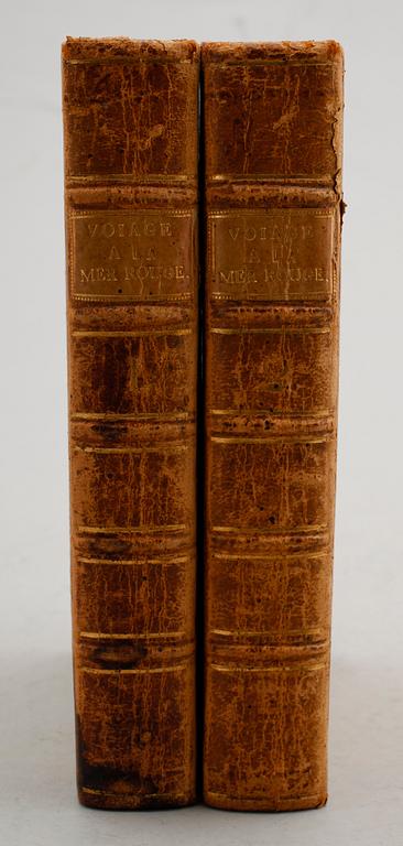 BÖCKER, 2 vol, "Voyage a la mer Rouge", av M Eyles Yrwin, 1792.