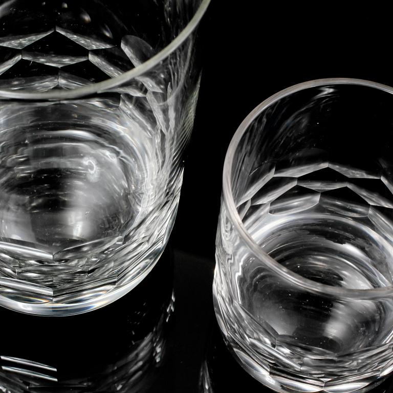 GLASSERVIS, 70 delar, "Ekeberga", Kosta, 1900-talets andra hälft.