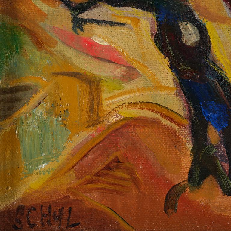 Jules Schyl, Kubistiskt landskap.