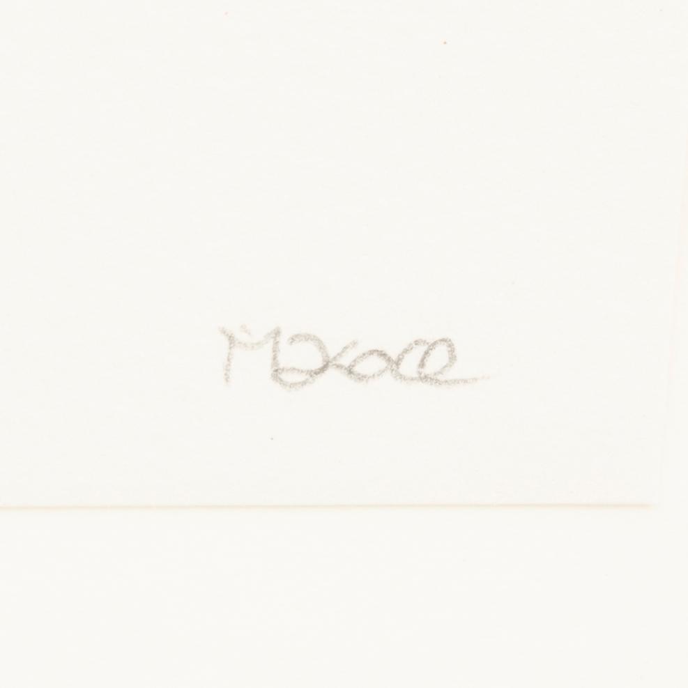 Makode Linde, litografi signerad och numrerad 4/65.