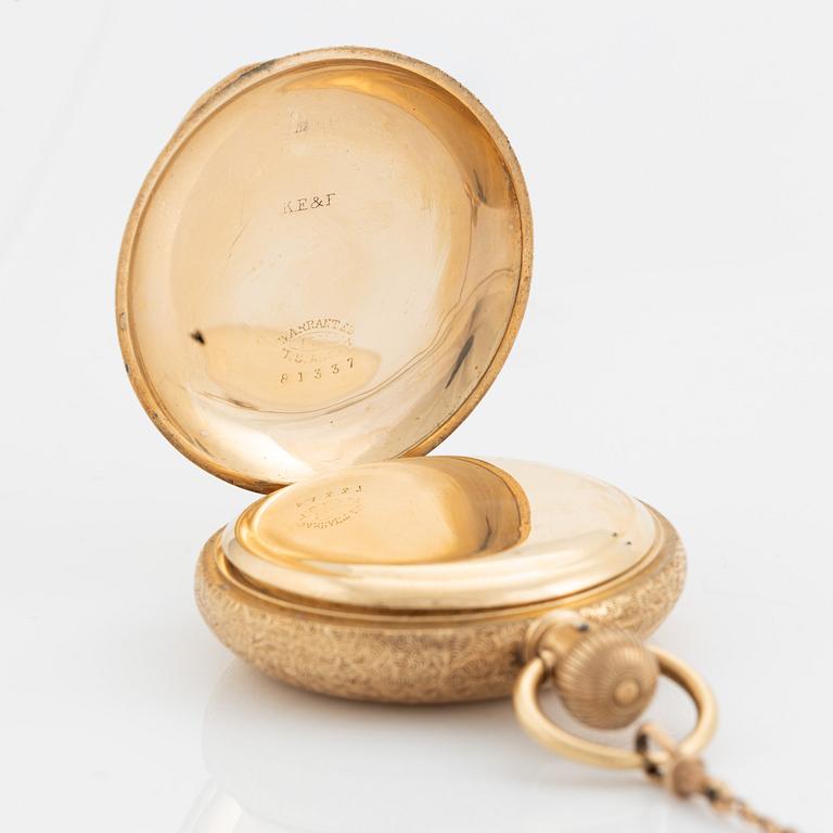 American Waltham Watch Co, pocket watch, 54 mm.